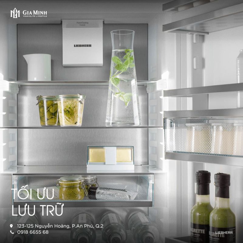 Hơn cả lưu trữ – Liebherr kiến tạo trải nghiệm sống tinh gọn, tiện nghi và chuẩn phong cách châu Âu.