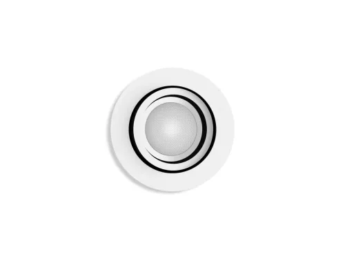 Không gian ánh sáng trắng và màu Hue Centura Recessed Spotlight (White)