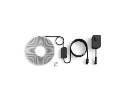 Không gian ánh sáng trắng và màu Hue Flux Outdoor strip light 5m ANZ