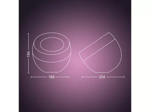 Không gian ánh sáng trắng và màu Hue Iris SE Copper