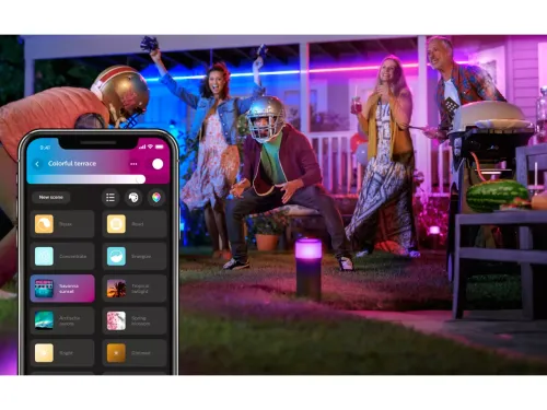 Không gian ánh sáng trắng và màu Hue Lightstrip Outdoor