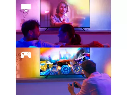 Không gian ánh sáng trắng và màu Hue Play Gradient Lightstrip for TV 65