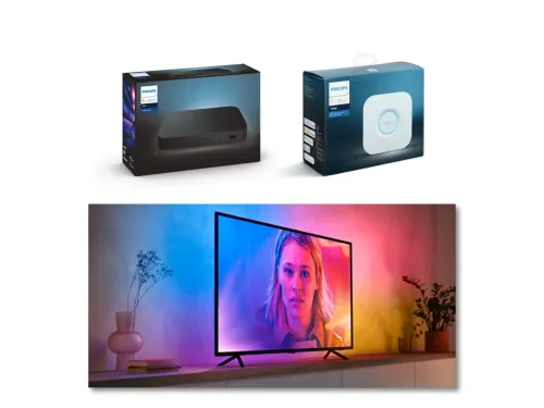 Không gian ánh sáng trắng và màu Hue Play Gradient Lightstrip for TV 65