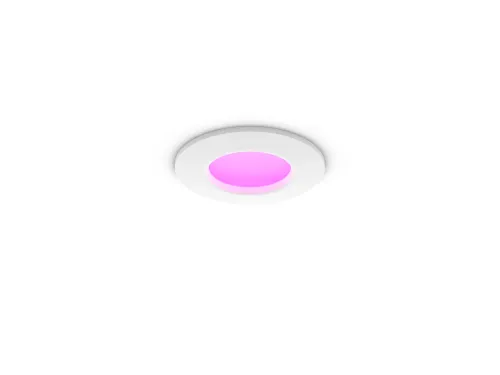 Không gian ánh sáng trắng và màu Hue Slim Downlight S