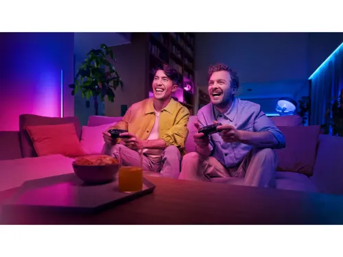 Không gian ánh sáng trắng và màu Hue Play HDMI Sync Box Gen 2